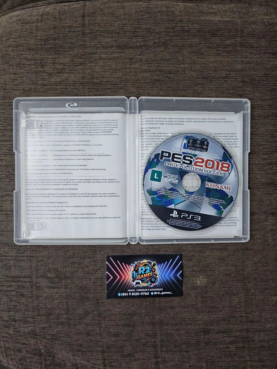 PES 2018 (PS3) JOGO - Foto 3