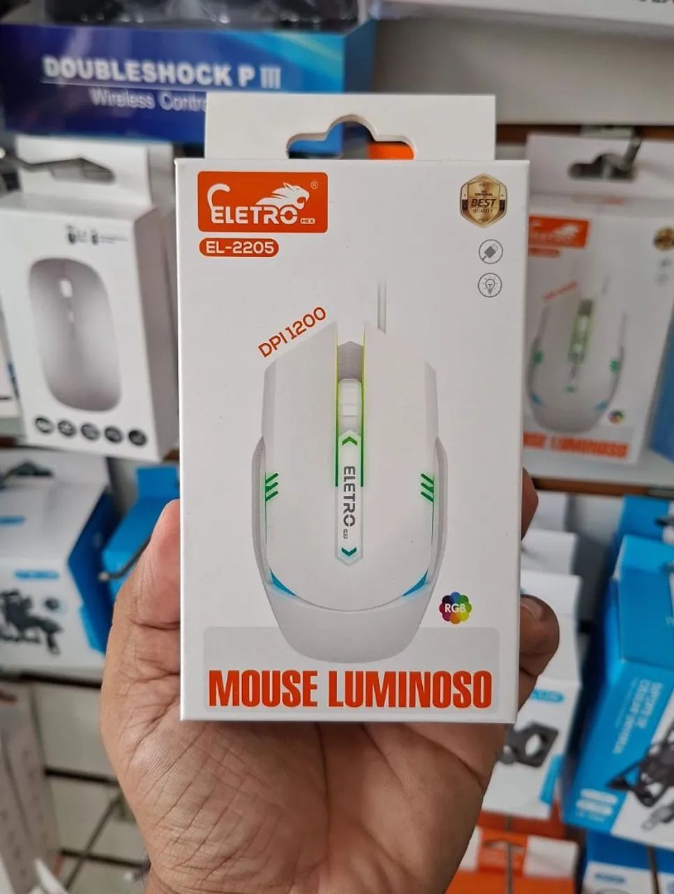Mouse USB gamer RGB - entrega em slz e região 