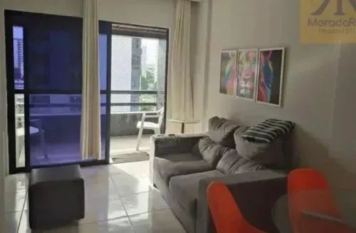 FLAT MOBILIADO COM QUARTO SEPARADO E VARANDA EM BOA VIAGEM! - Foto 10