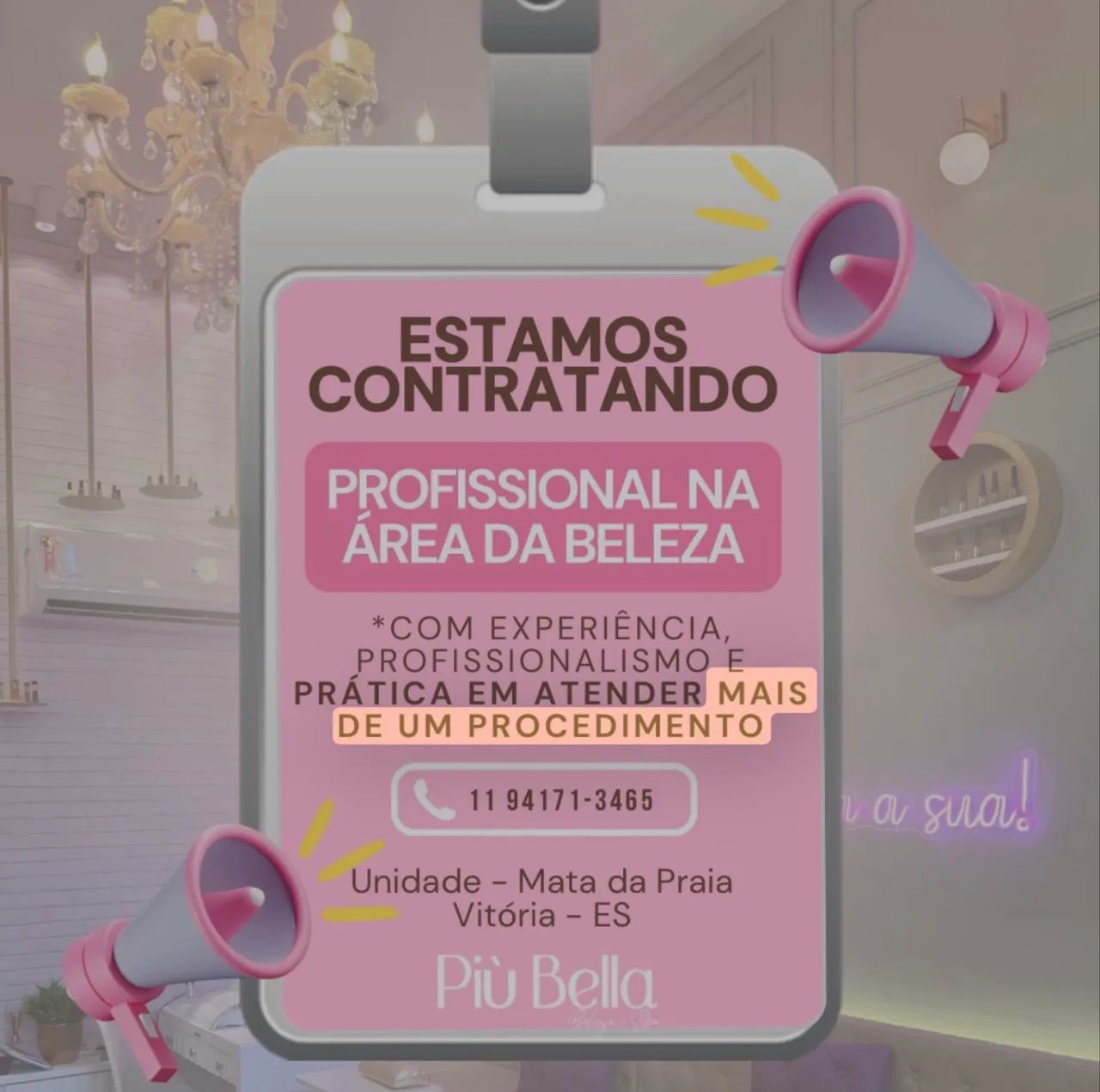 VAGA MANICURE/DEPILADORA