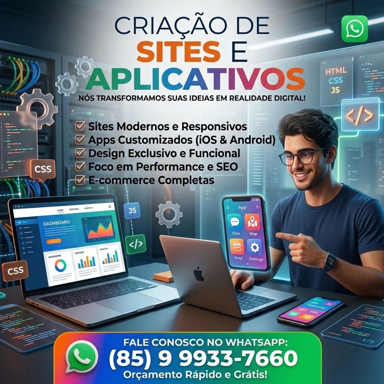 Criação de Sites e Aplicativos 