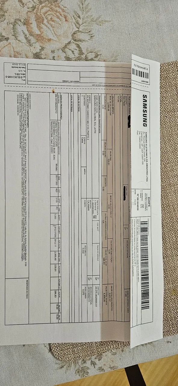Samsung Galaxy S23 plus 512g com nota e caixa - Foto 5