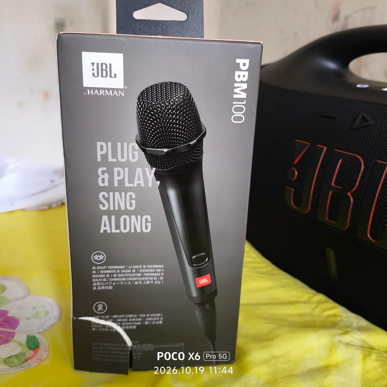 Microfone JBL PBM100 Original + Cabo e Adaptador - Foto 2