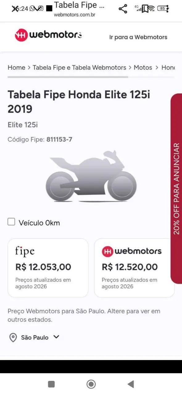 Honda elite 2019 - Foto 5