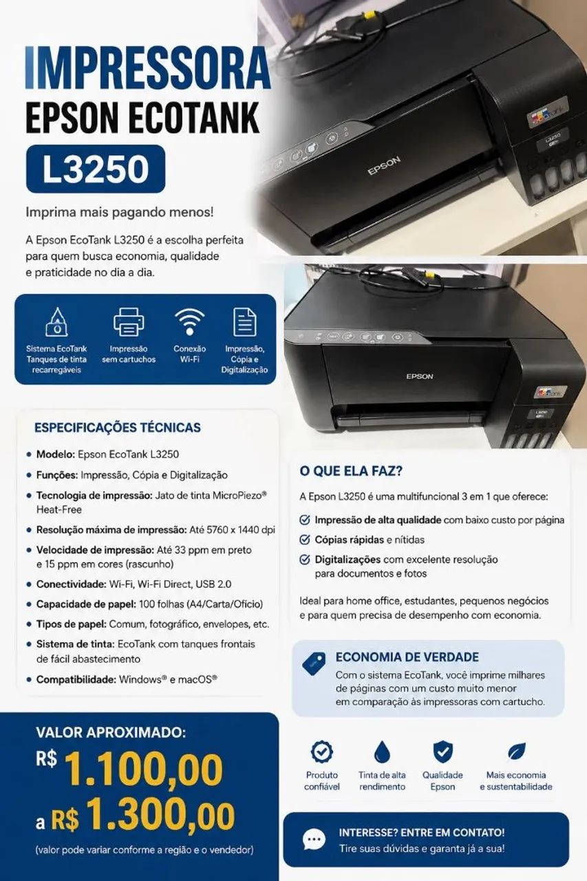 Impressora e Plastificadora 