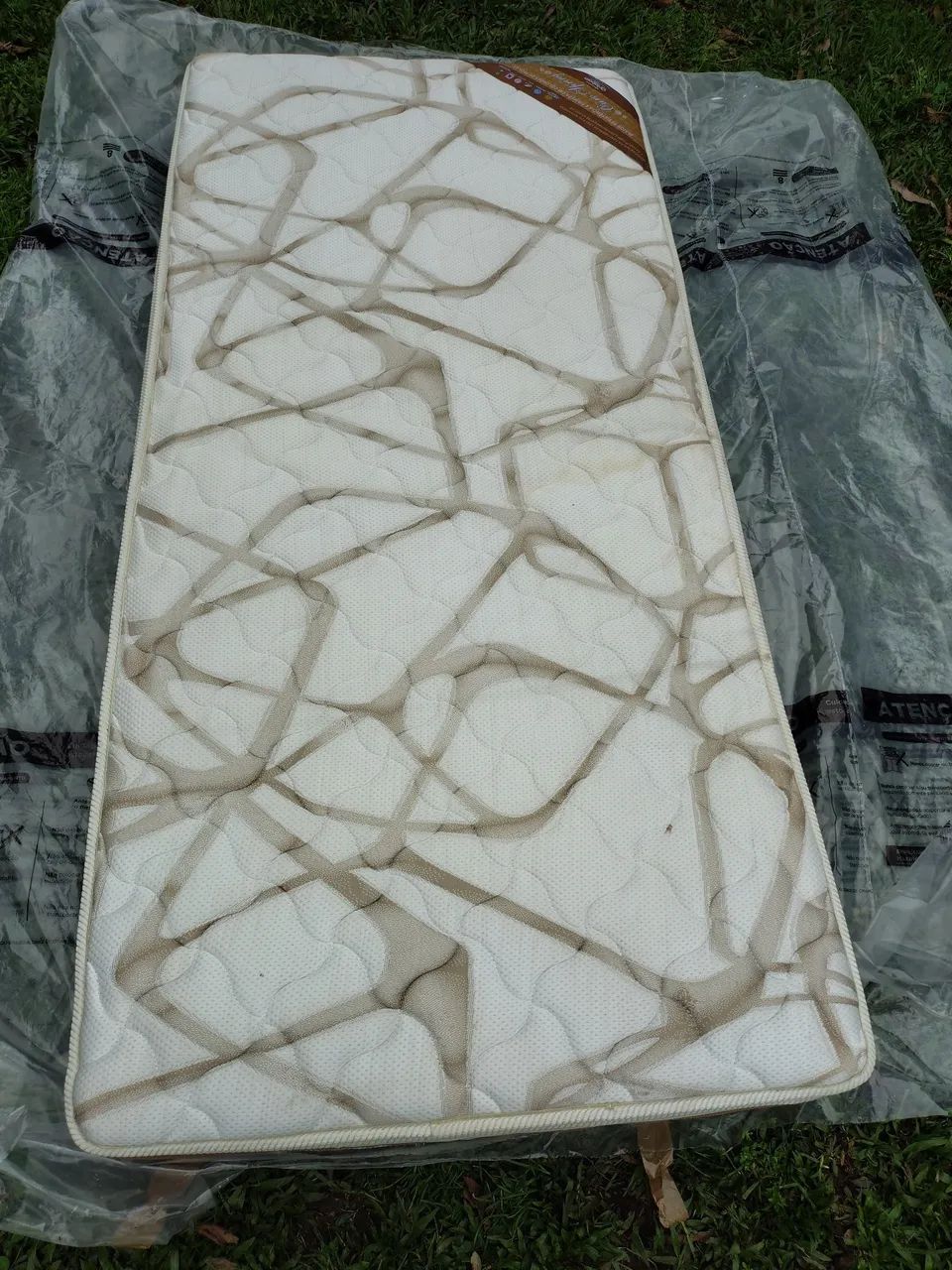 Com entrega colchão solteiro molas  - Foto 3