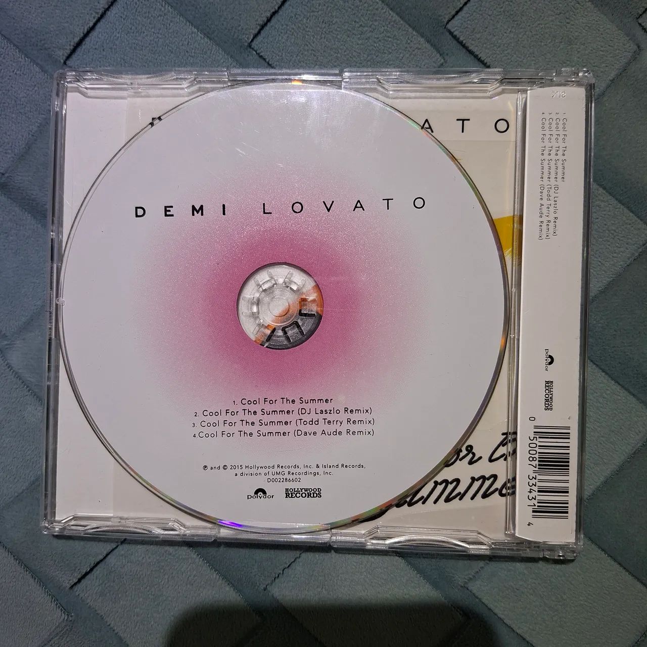 CD SINGLE COOL FOR THE SUMMER DEMI LOVATO - Foto 2