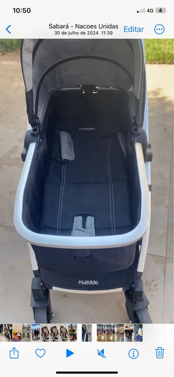 Carrinho de Bebê Kiddo - Foto 4