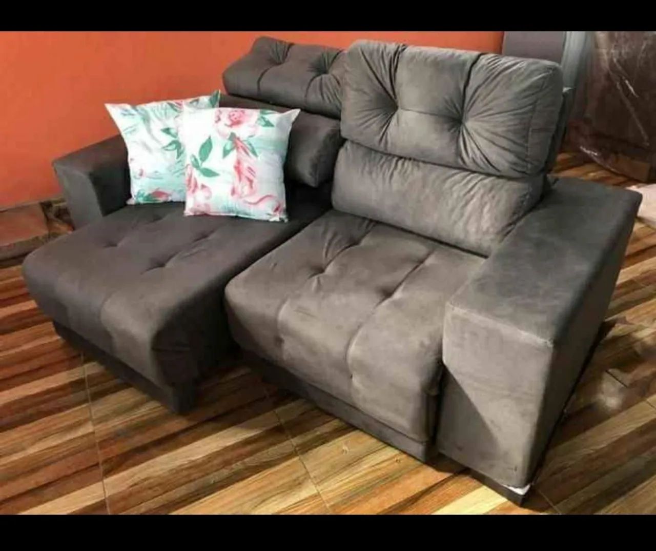 SOFA RETRATIL RECLINÁVEL 2MT FRETE GRÁTIS 