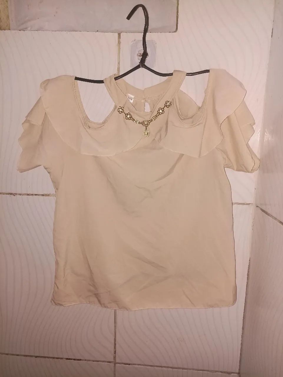 Camisa Bege M&S Feminino M 