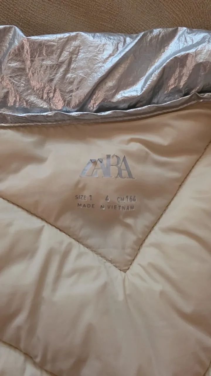 Colete Zara prateado adulto (Size 1) - Foto 2
