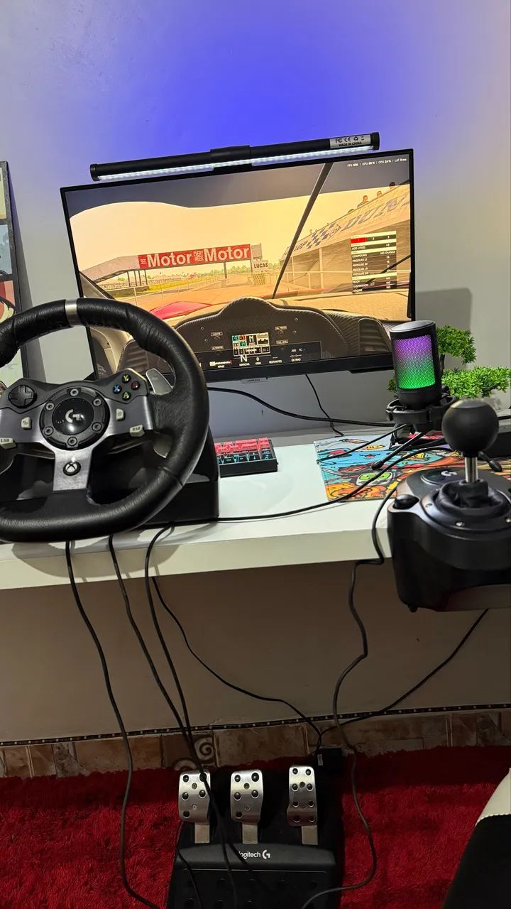 volante logitech G920 + câmbio 
