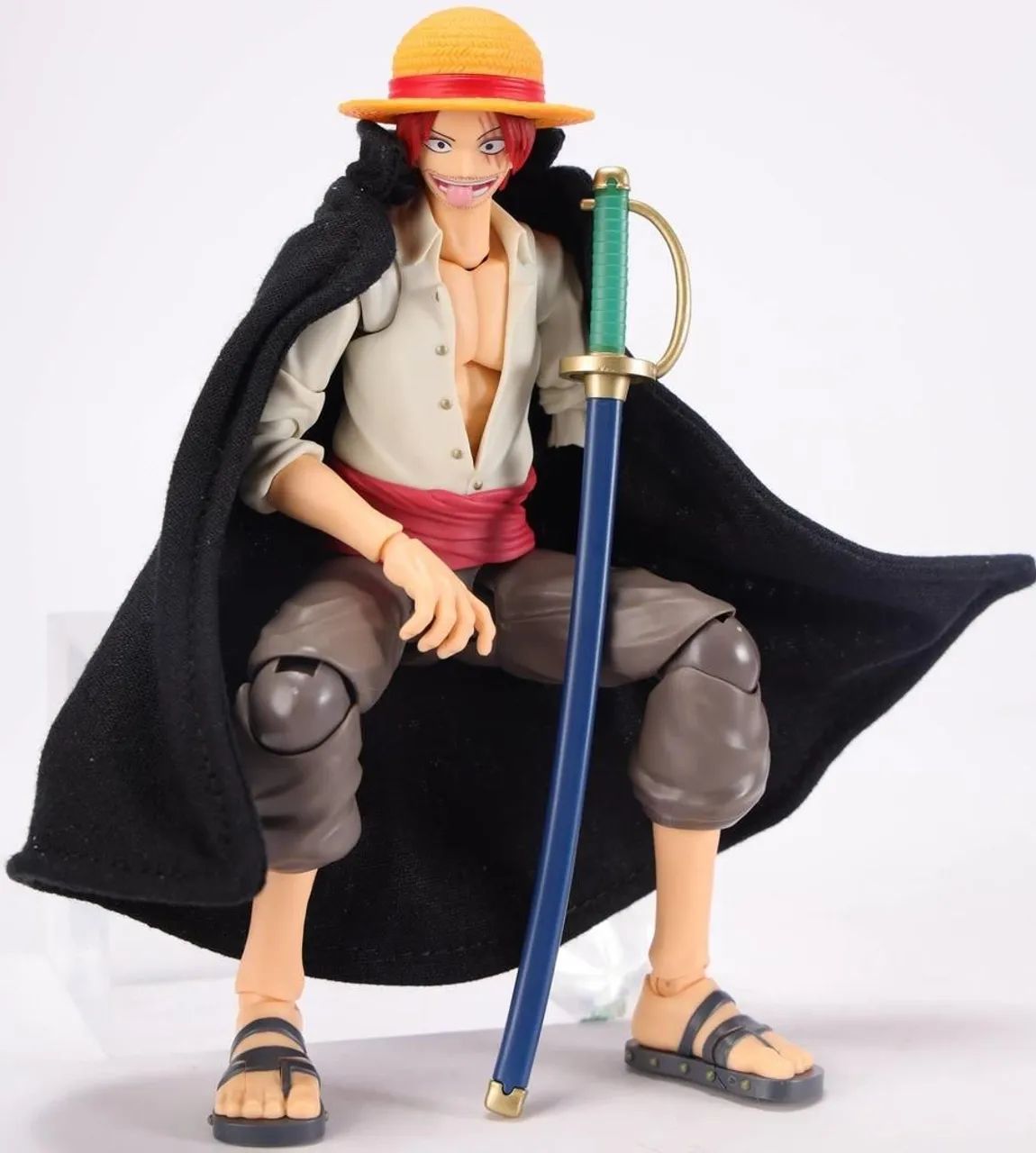 Shanks & Monkey D. Luffy Childhood - One Piece - S.H.Figuarts Bandai - NOVO<br><br> - Foto 3