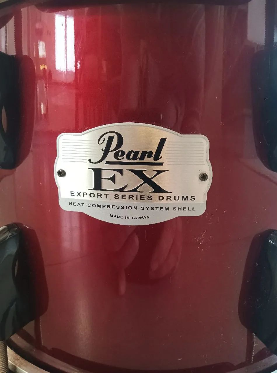 ## Tom 10 de bateria Pearl Export EX, com ISS, perfeitas condições, raridade!! - Foto 4