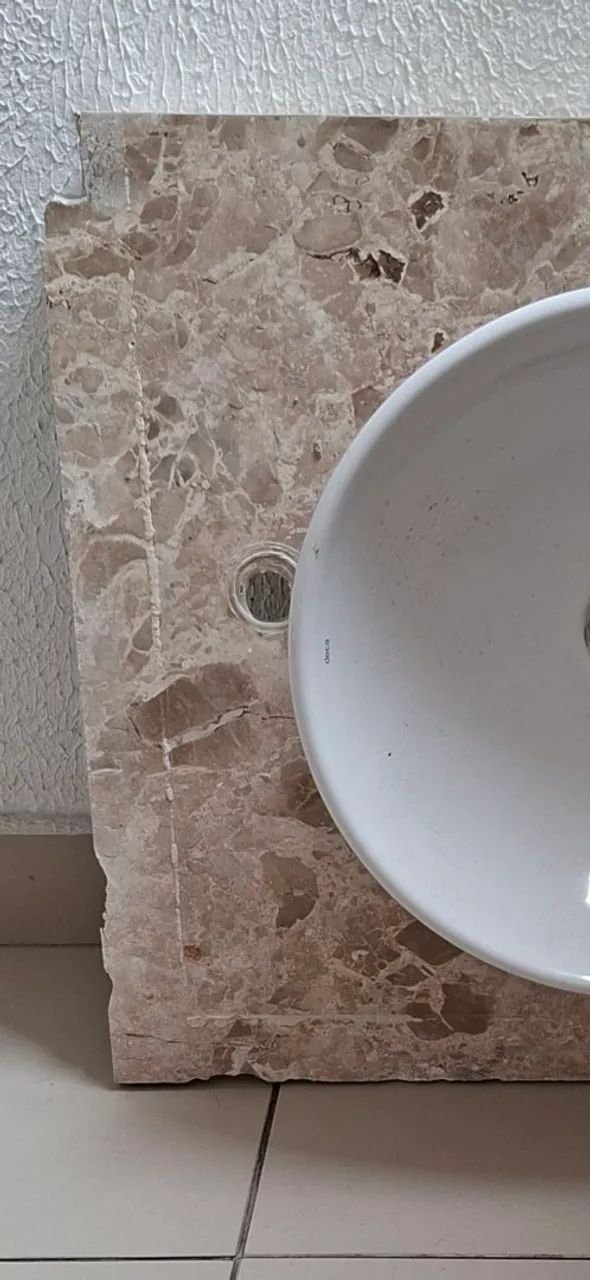 Cuba de Lavatório DECA, com Válvula de Inox e Base de Granito.  - Foto 3