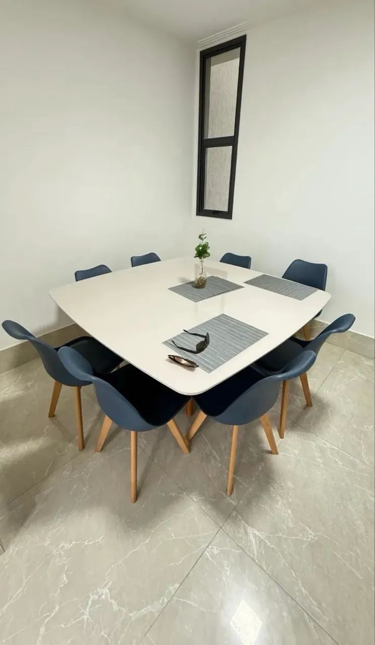 Mesa jantar quadrada 1,5m