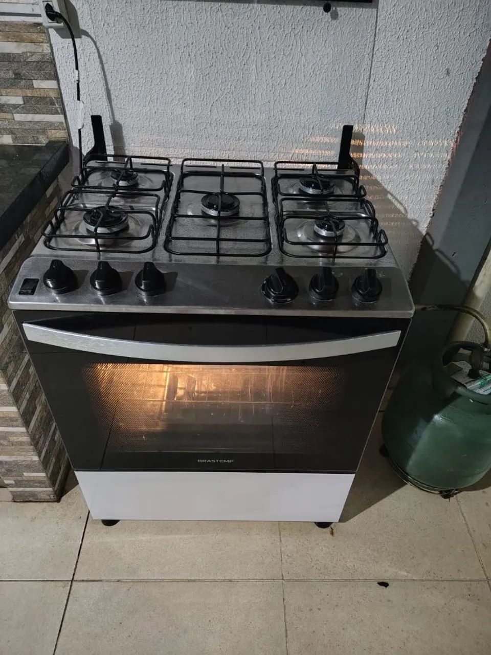 Fogão 5 bocas Brastemp