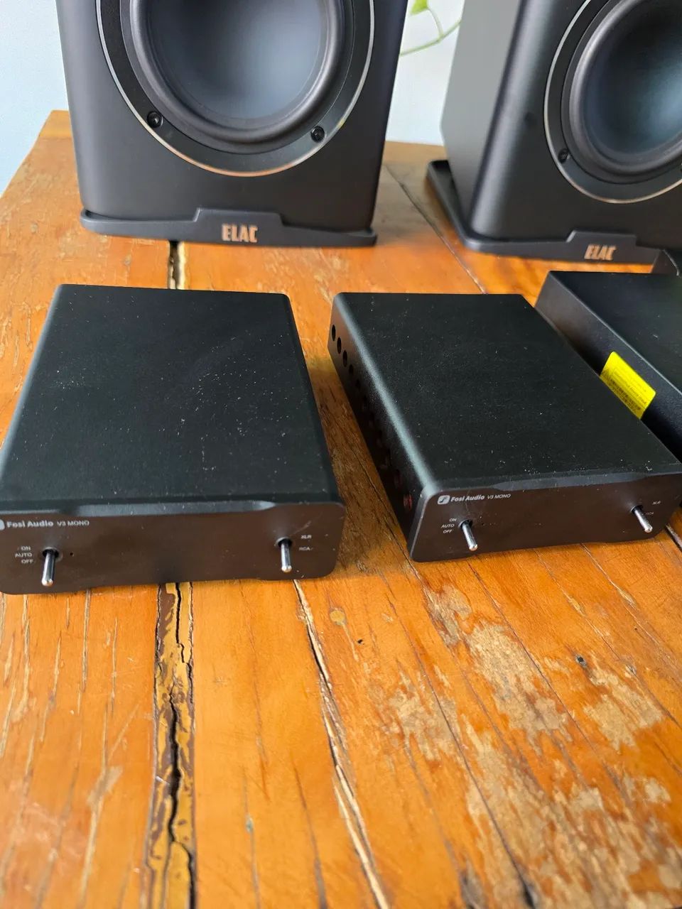 Par de amplificador Fosi Mono V3 kit completo - Foto 3