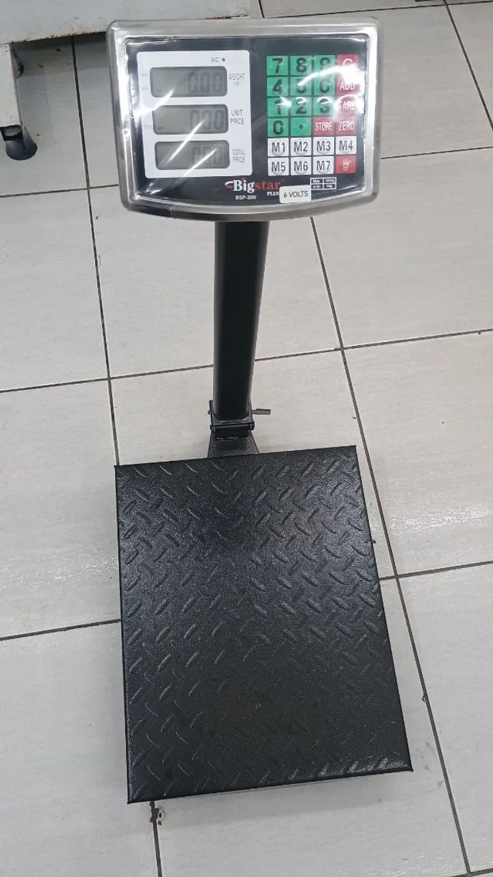 Balança digital plataforma 