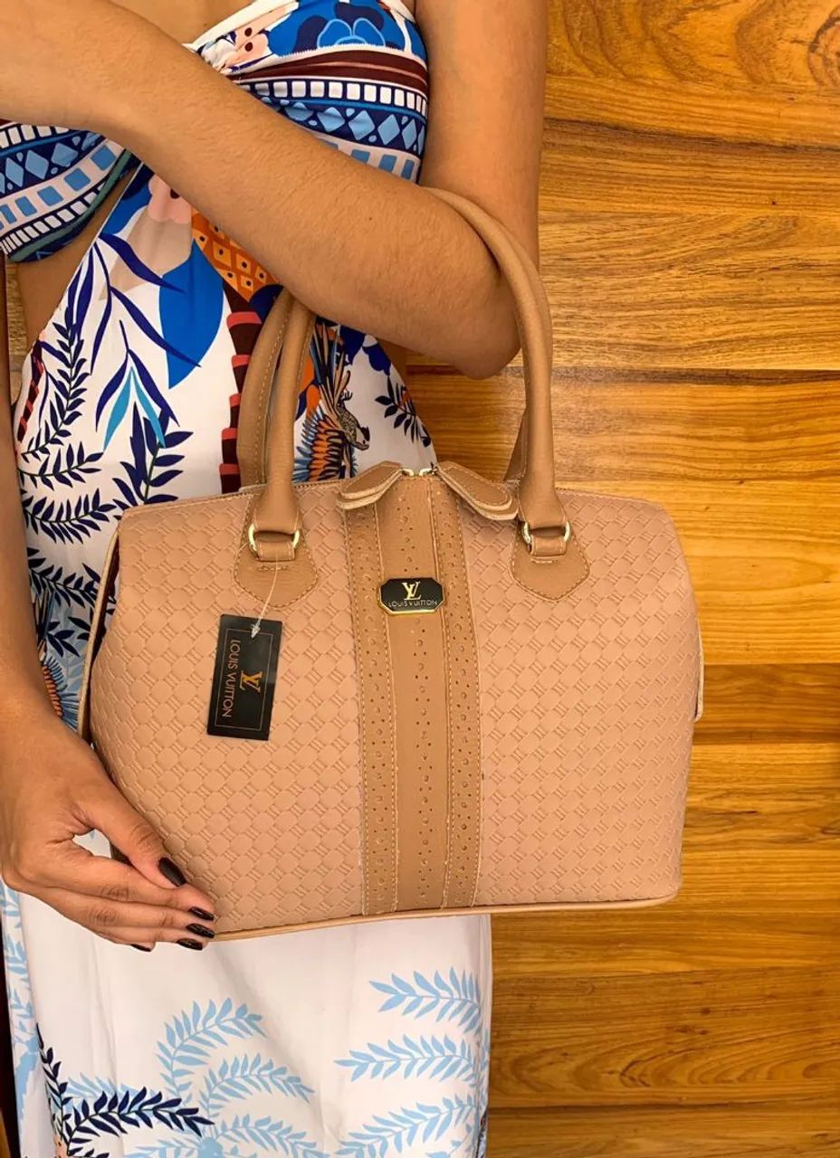 Bolsa Estilo LV Baú Elegante e Sofisticada  - Foto 5