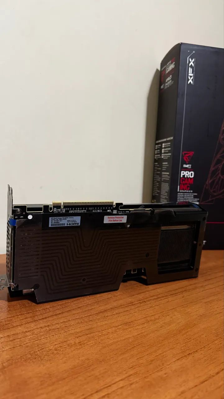 PLACA DE VÍDEO XFX RX 9070 XT 16GB SWIFT - Nova Open Box   - Foto 3