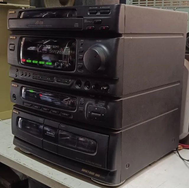 Aiwa Z-1200 Bom Estado Funciona Normal Não Esta Lendo - Foto 4