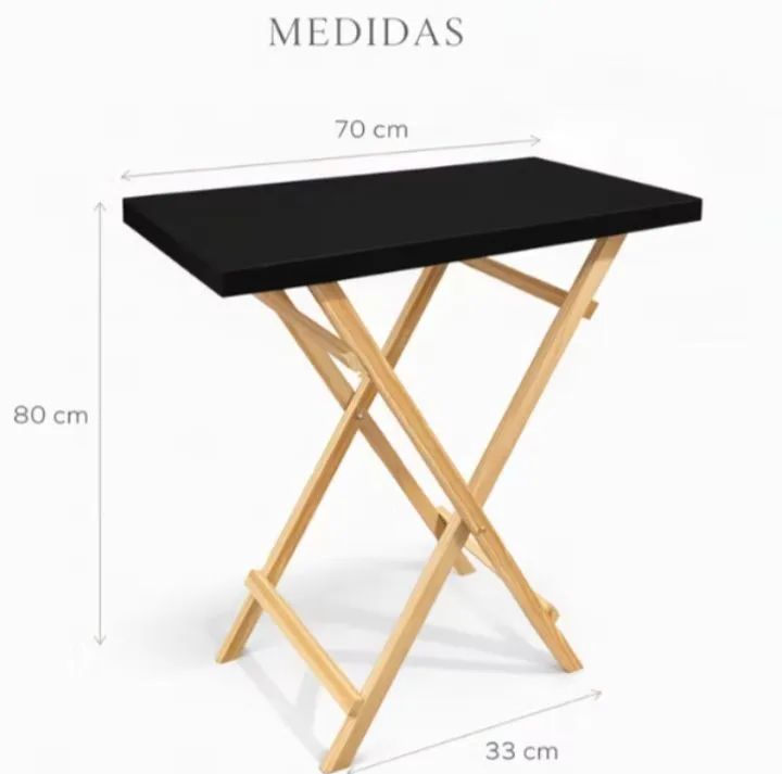 MESA CAVALETE MDF CRU - Foto 2