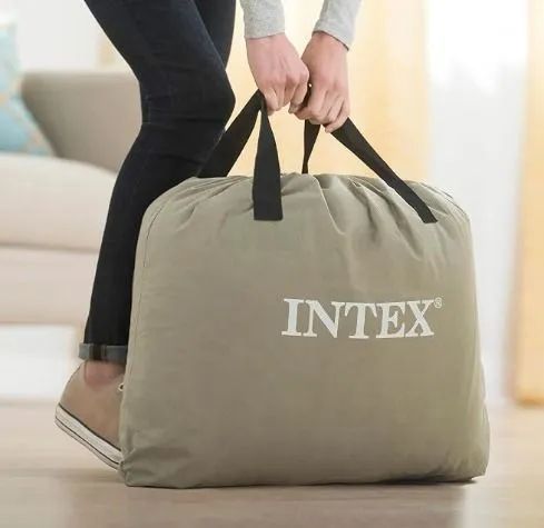 Colchão deluxe Intex com bomba interna - Foto 4