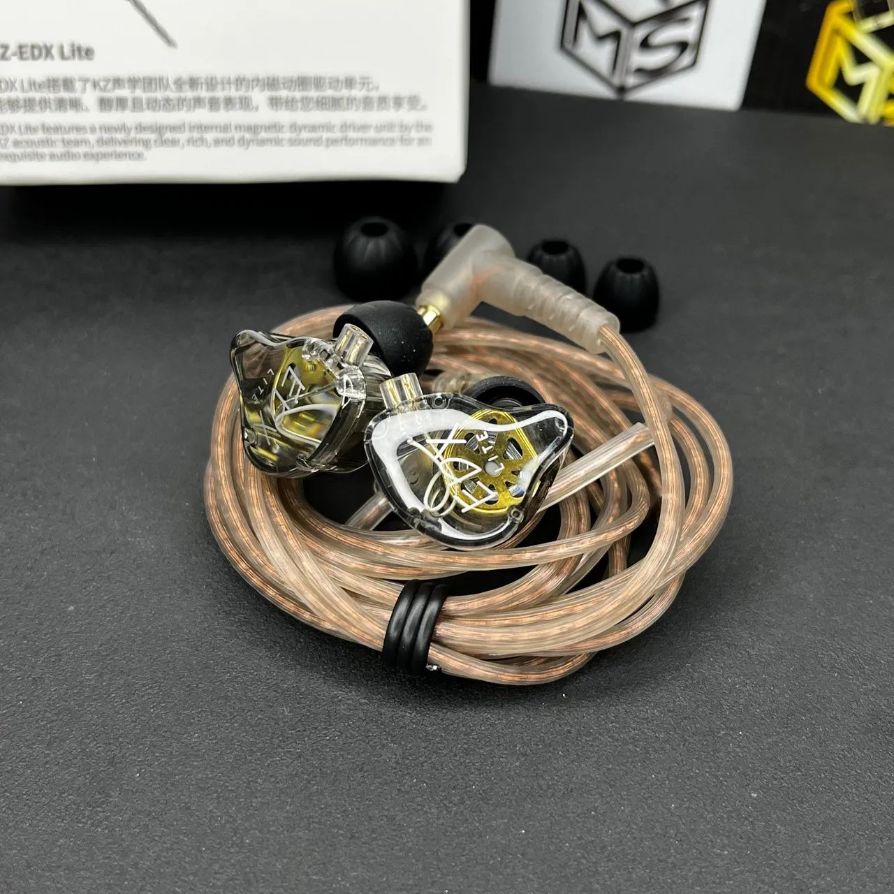 Fone KZ EDX Lite Sem Microfone - Retorno de Palco In-Ear
