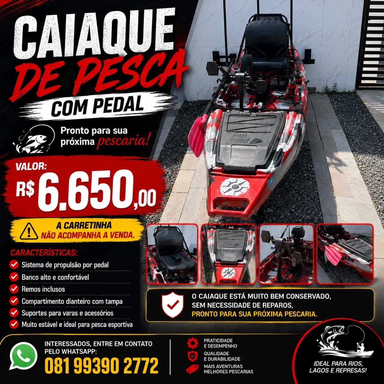 Caiaque Iron 1187!