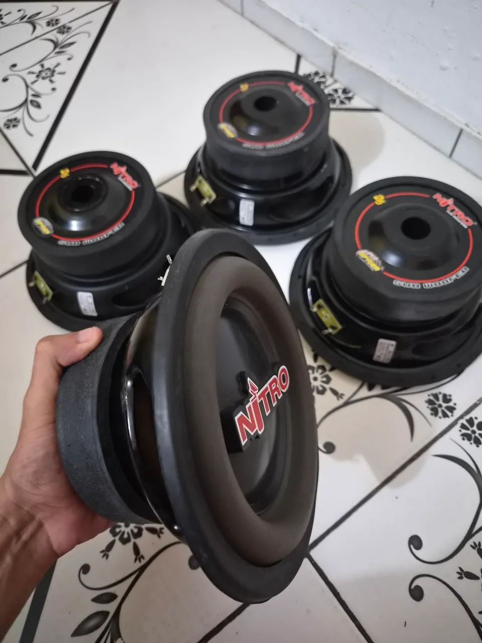 Alto falante subwoofer 8 polegadas Nitro Spyder - Foto 4