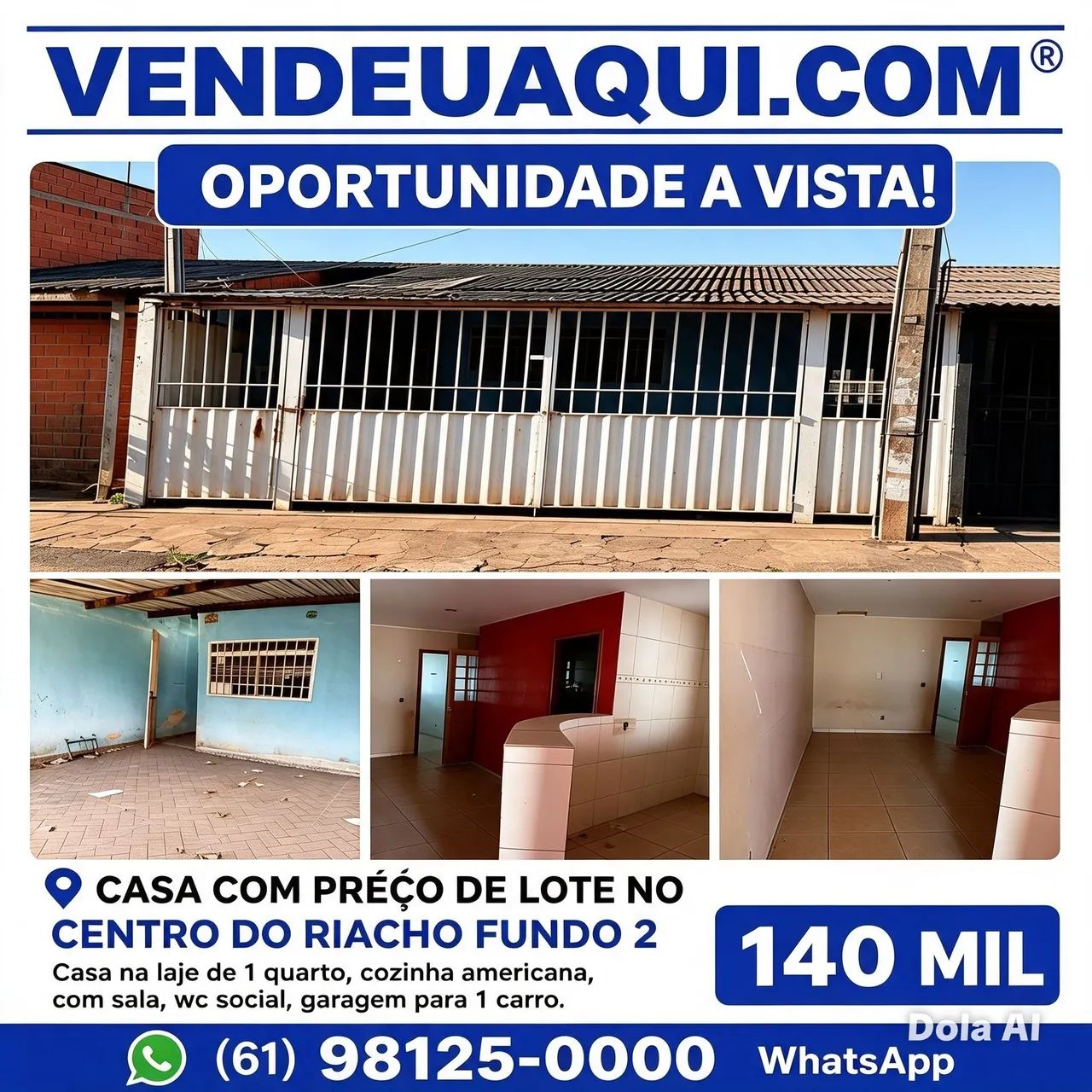 Casa! Centro Oportunidade!