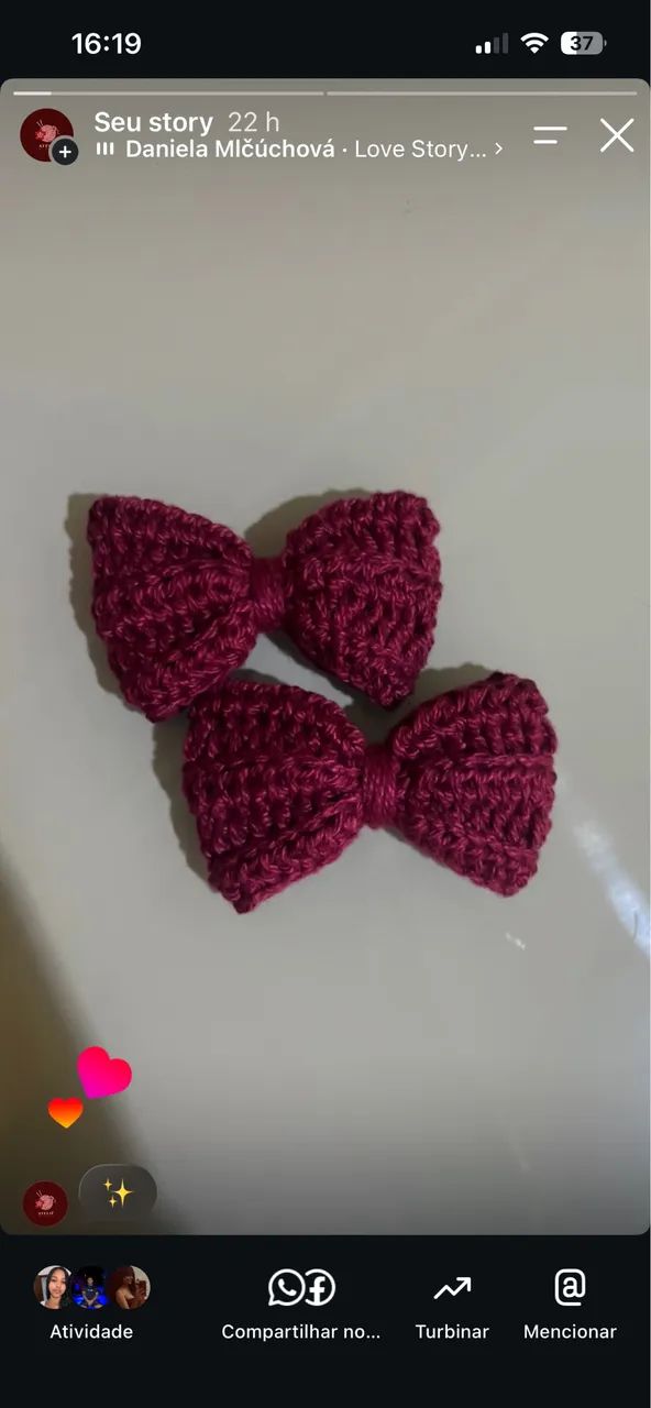 Laços de crochê  - Foto 2