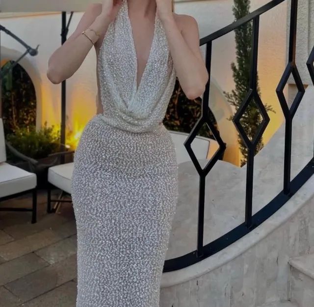 Vestido predarias branco/off white - Foto 2