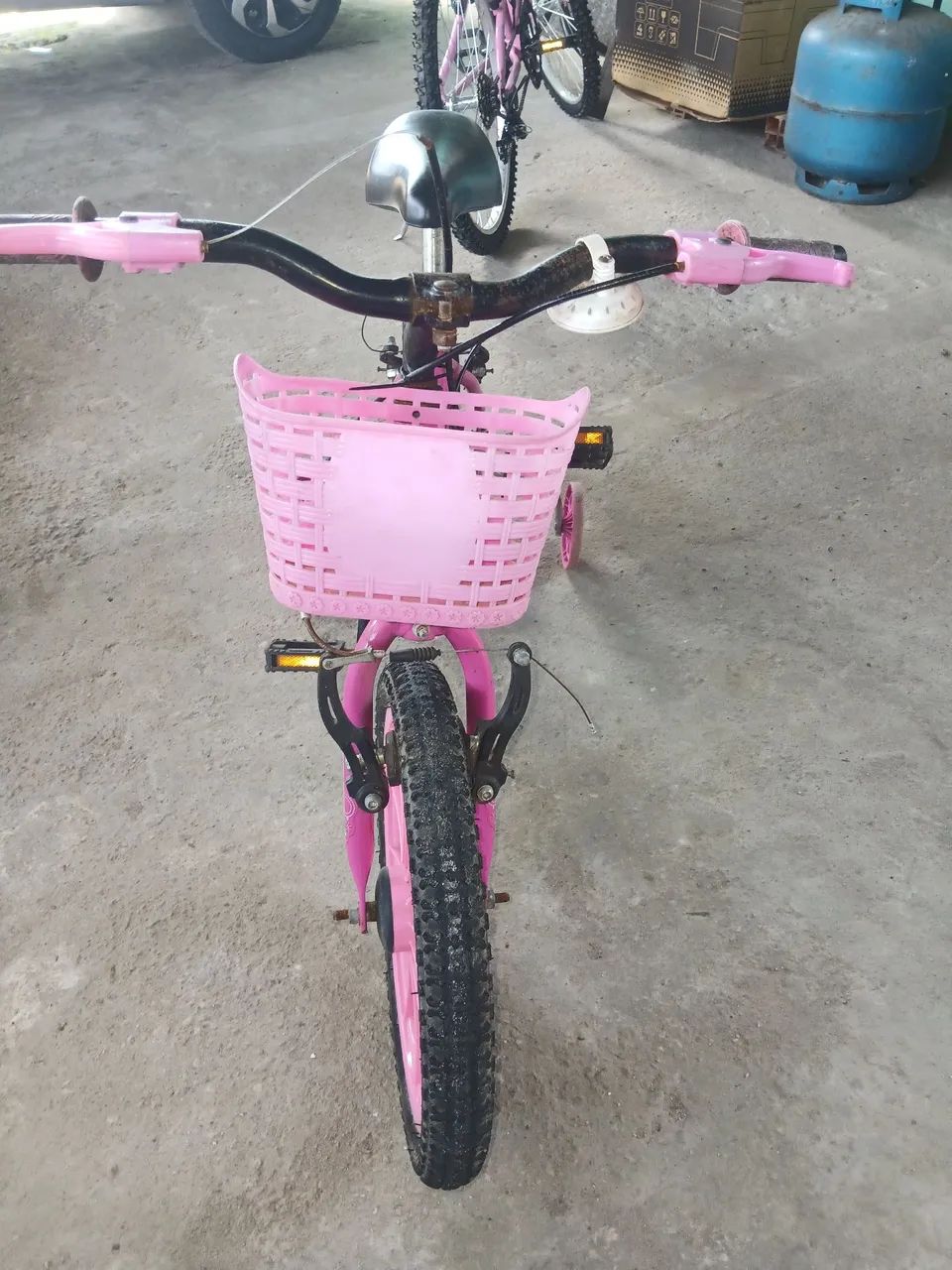Bicicleta infantil rosa - Foto 5