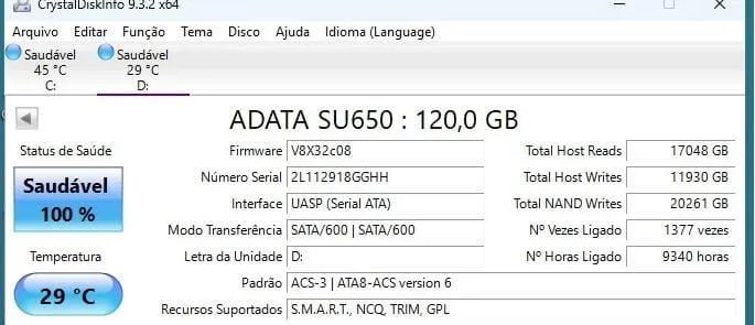 2 SSD's de 120 Gb  - Foto 2