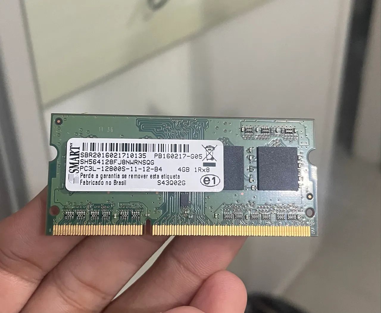 Memória RAM DDR3L PC3l Notebook 4GB