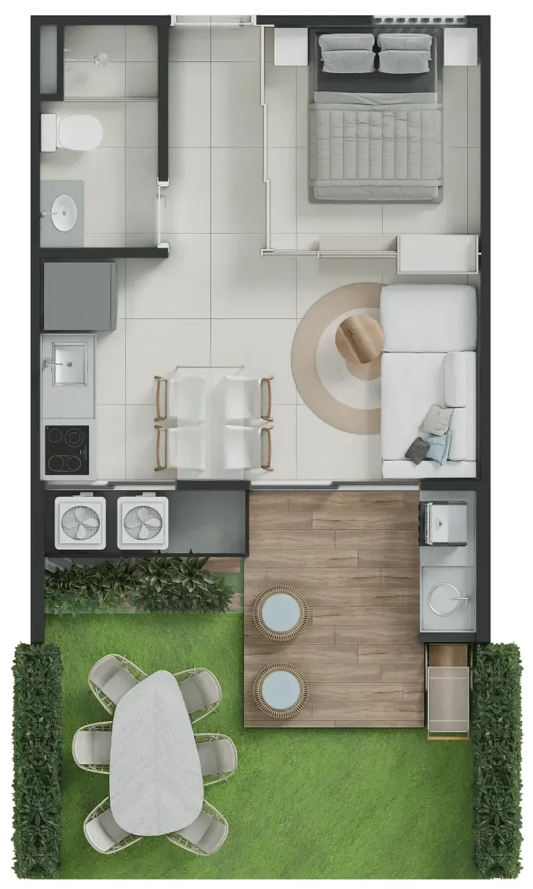 PLANTA 43m²