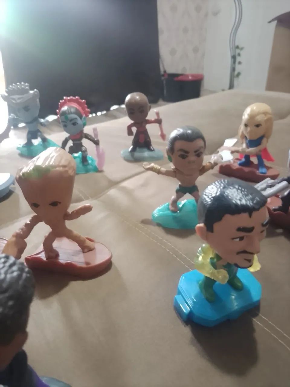 Coleção de Bonecos Marvel articulados 
