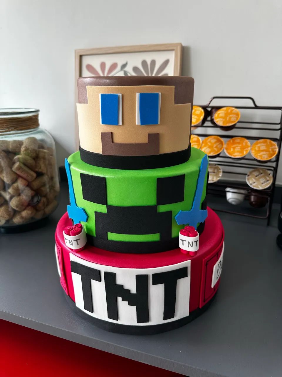 Minecraft - bolo de EVA - Foto 2