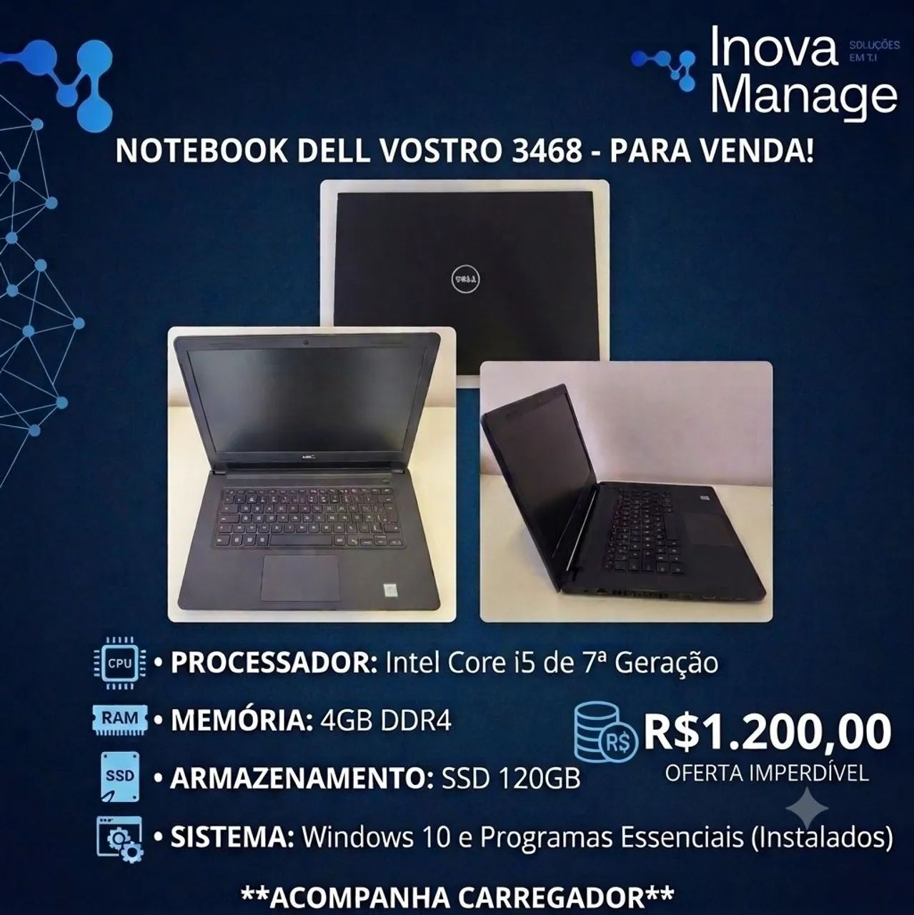 Notebook Dell i5 