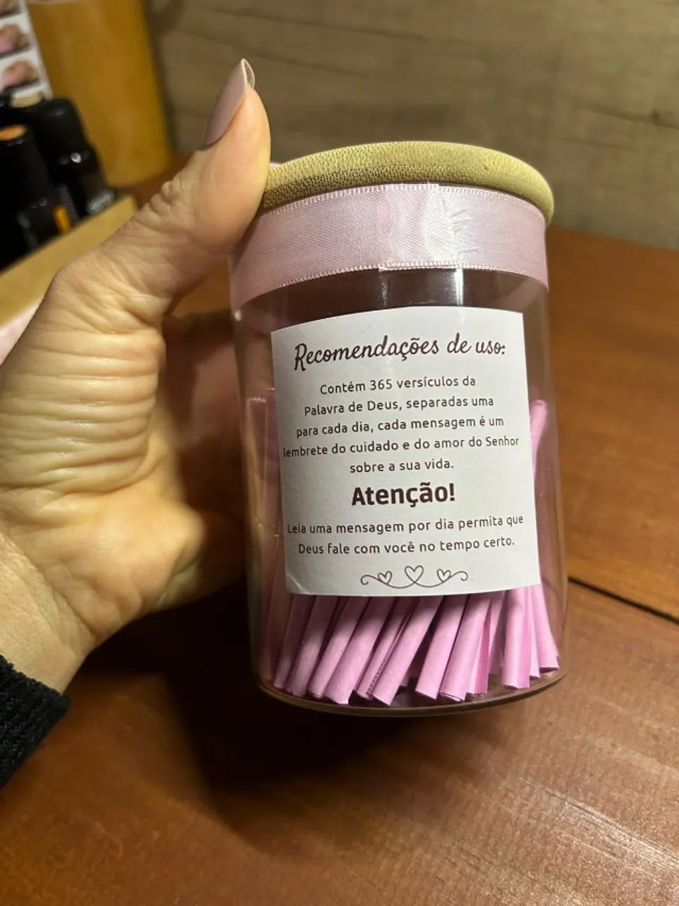 Pote de Bênçãos - Versículos Bíblicos - Foto 3
