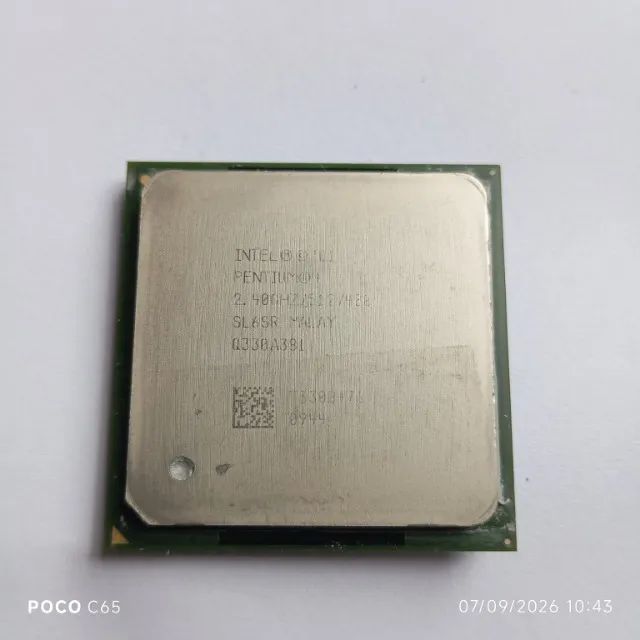 Processador antigo Intel Pentium 4 2,4 Ghz / 512 / 400 socket 478
