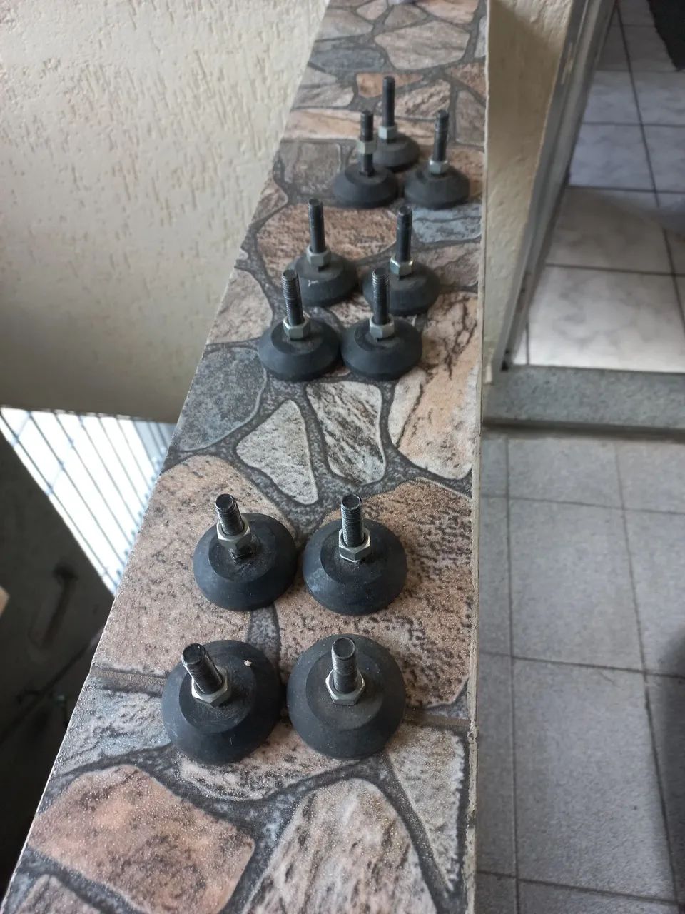 Kit de pés de borracha tipo coxim - Foto 5