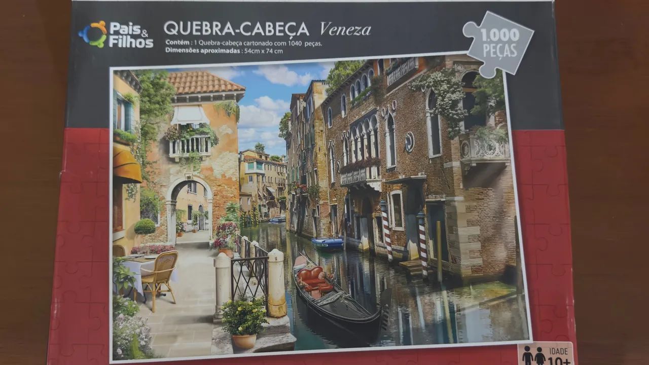Quebra cabeça 1000 peças. ?Veneza? 