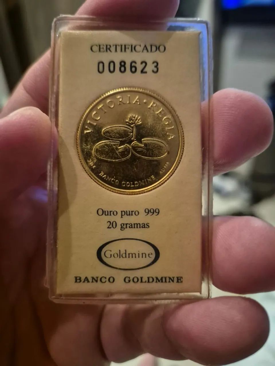 MOEDA DE OURO PURO 999 BANCO DO BRASIL, 20g   - Foto 2