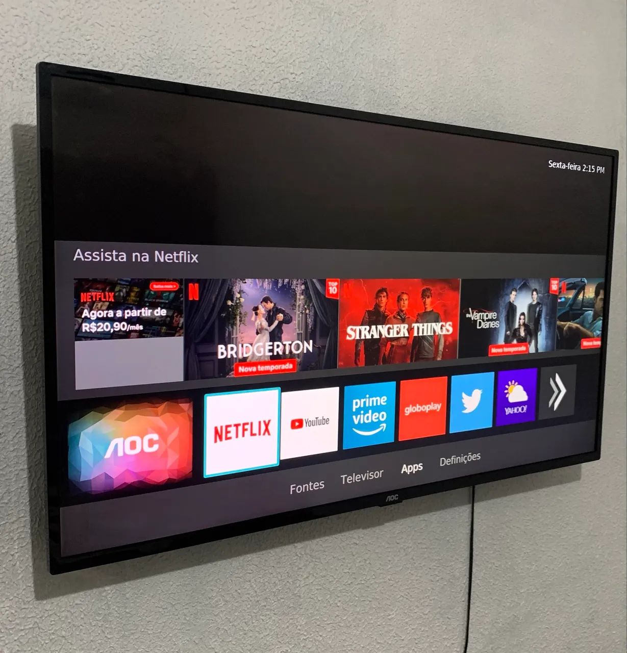 Smartv Aoc 43 polegadas 