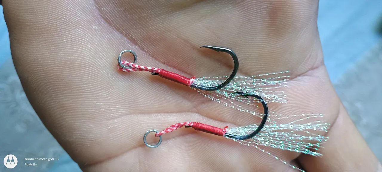  Pesca micro jigs , jig head e suporte hook - Foto 2