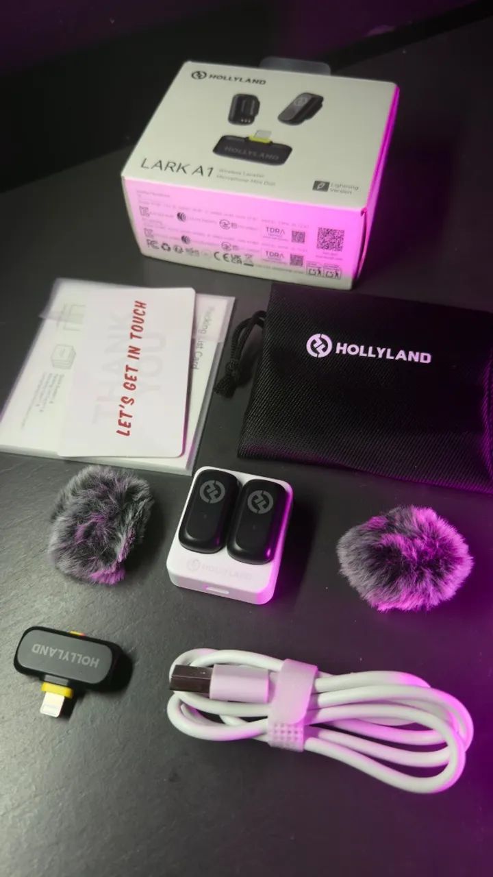 Microfone Hollyland Lark A1 lightning - Foto 2