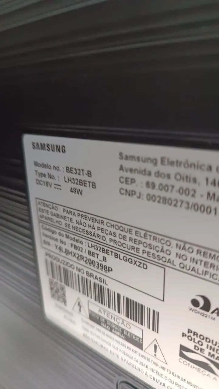 Smartv Samsung B32TB 32 polegadas + suporte parede - Foto 3